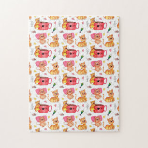 Lustige Katzen Puzzle