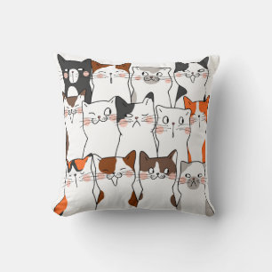 Lustige Katzen Set  Kissen