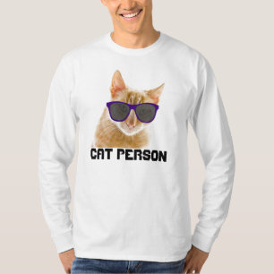 Lustige Katzen-T - Shirts, CAT-PERSON T-Shirt