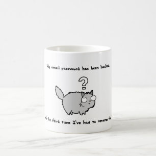 Lustige Katzen-Tasse für Geeks Kaffeetasse