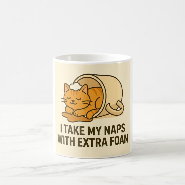 Lustige Katzen-Tasse  Kaffeetasse (Mittel)