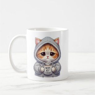 Lustige Katzen-Tasse Nein, heute nicht Kaffee-Tass Kaffeetasse