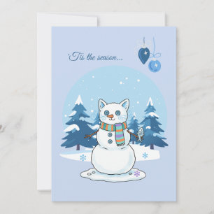 Lustige Katzen Weihnachten Karte