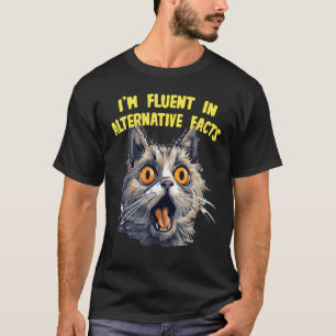 Lustige Katzenfakten Kostüm für Weiße Lügen Ideen T-Shirt