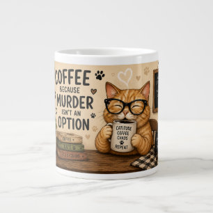 Lustige Katzenkaffeetasse Jumbo-Tasse
