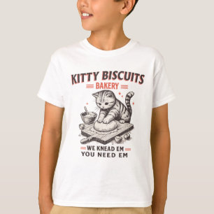 Lustige Katzenkekse Bäckerei T-Shirt