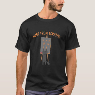 Lustige Katzenkratzer von Hand gemacht T-Shirt