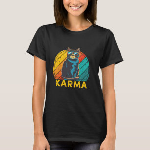 Lustige Katzenliebhaber Grafik Vintage-Katze Musik T-Shirt