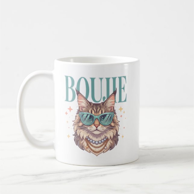 Lustige Katzenliebhaber-Kaffeetasse  Kaffeetasse (Links)