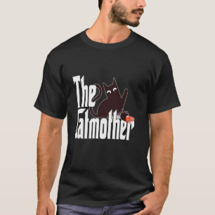 Lustige Katzenmutter Katzenmutter Böse schwarze Ka T-Shirt