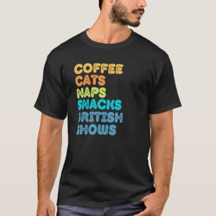 Lustige Katzenmutter Katzenvater Kaffee Katzen Nic T-Shirt