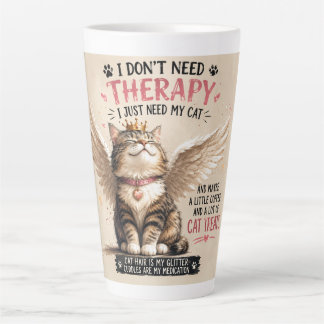 Lustige Katzenmutter Latte Tasse