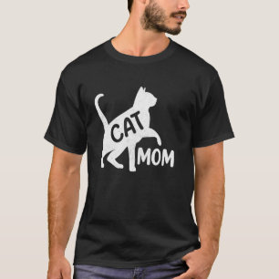Lustige Katzenmutter Mama Katzenliebhaber Mädchen T-Shirt
