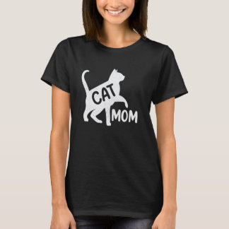 Lustige Katzenmutter Mama Katzenliebhaber Mädchen T-Shirt