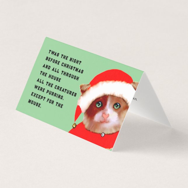 Lustige Katzenweihnachten (Vorderseite)