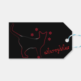 lustige Katzenzeilenkunst , niedliche Line Art Cat Geschenkanhänger