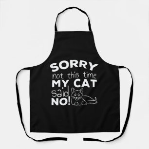 Lustige Katzenzitat-Geschenk Katzen Schürze