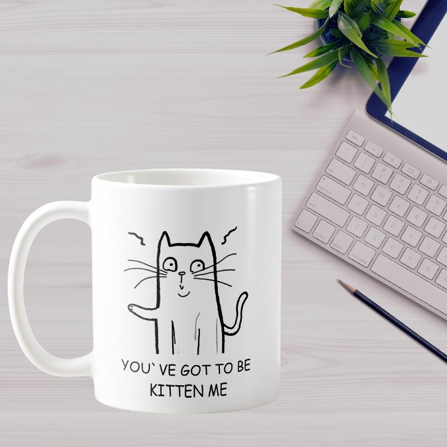 Lustige Katzenzitat-Kaffeetasse Kaffeetasse (Von Creator hochgeladen)
