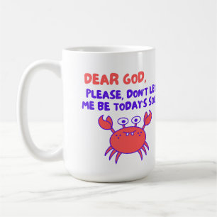Lustige Kawaii-Krabbe-Tasse Kaffeetasse