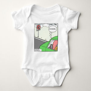 Lustige Keine-Tintenfisch-Zone Baby Strampler