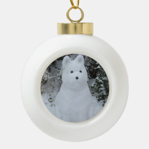 lustige keramik Kugel-Ornament