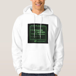 Lustige KI-Apokalypse-Überlebende-Halluzinations-T Hoodie