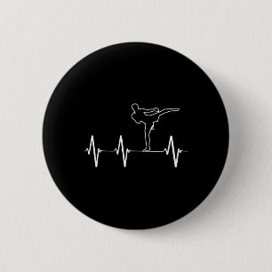 Lustige Kickbox-Geschenk-Shirts für Männer und Jun Button