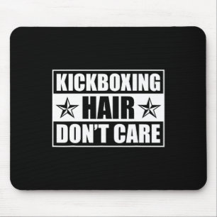 Lustige Kickbox-Kunst für Männer Frauen Kickboxer Mousepad