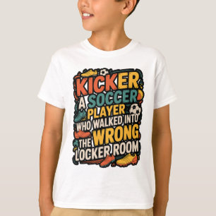 Lustige Kicker-Definition Fußball-Witz-Design T-Shirt