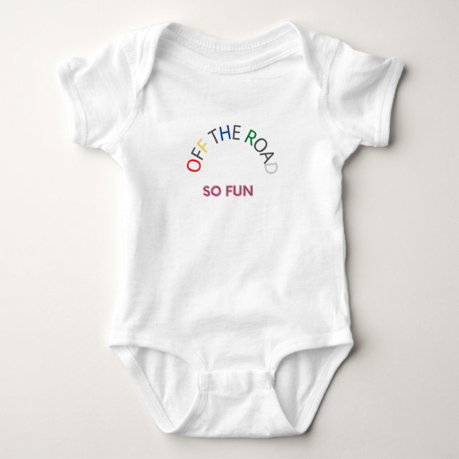 Lustige Kinder Baby Weiß Strampler (Vorderseite)
