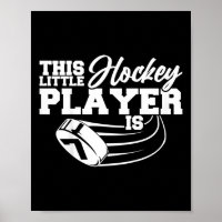 Lustige Kinder Dieser kleine Hockeyspieler hat sei