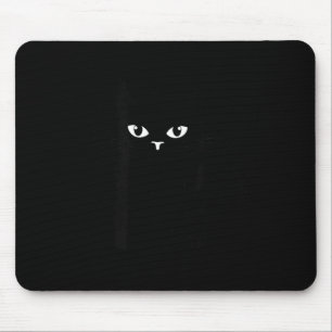 Lustige Kinder Halloween schwarze Katze Illustrati Mousepad
