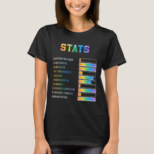 Lustige Kinder mit ADHS Statistiken Neurodiversitä T-Shirt