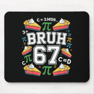 Lustige Kinder Pi Tag Mathelehrer 3.1415 Pie 67 Br Mousepad