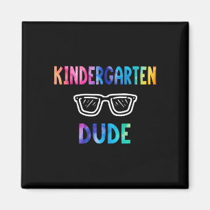 Lustige Kinder Regenbogen Zurück zur Schule Hallo  Magnet