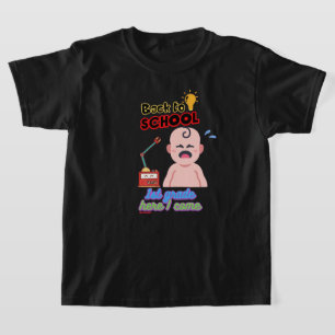 lustige Kinder T - Shirt "BACK TO SCHOOL"