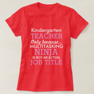 Lustige Kindergarten-Schullehrer-Anerkennung T-Shirt