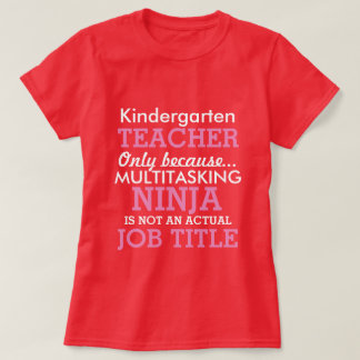 Lustige Kindergarten-Schullehrer-Anerkennung T-Shirt