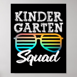 Lustige Kindergarten-Truppe Sungles Lustige Kinder Poster