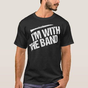 Lustige Klarinette Ich bin mit der Band T-Shirt