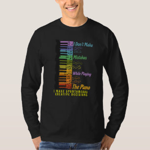 Lustige Klavierliebhaber-Zitate Musiklehrer Pianis T-Shirt