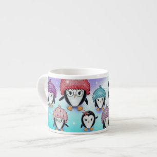 Lustige kleine Pinguine Espressotasse