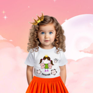 Lustige kleine Prinzessin Baby T-shirt