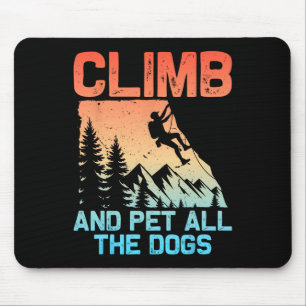 Lustige Klettersteine Männer Frauen Klettertier Al Mousepad