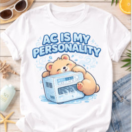 Lustige Klimaanlage ist meine Persönlichkeit Süßer Tri-Blend Shirt