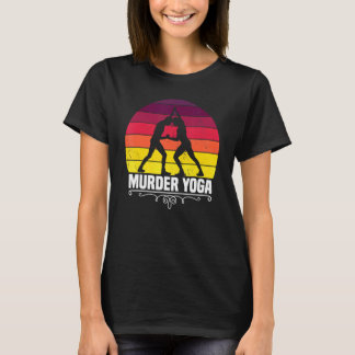 Lustige Klingelton Aussage Mord Yoga Ringer T-Shirt