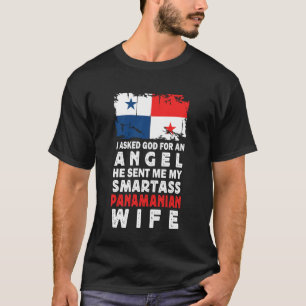 Lustige Klugscheißerin panamaische Ehefrau Panama- T-Shirt