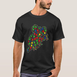 Lustige Koala-Tiere-Puzzleteile Autismus-Bewusstse T-Shirt
