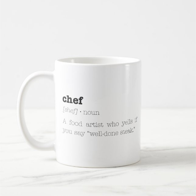 Lustige Koch Tasse (Links)
