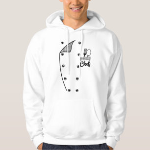 Lustige Kochkostümjacke. Falsche Kochuniform. Fu Hoodie